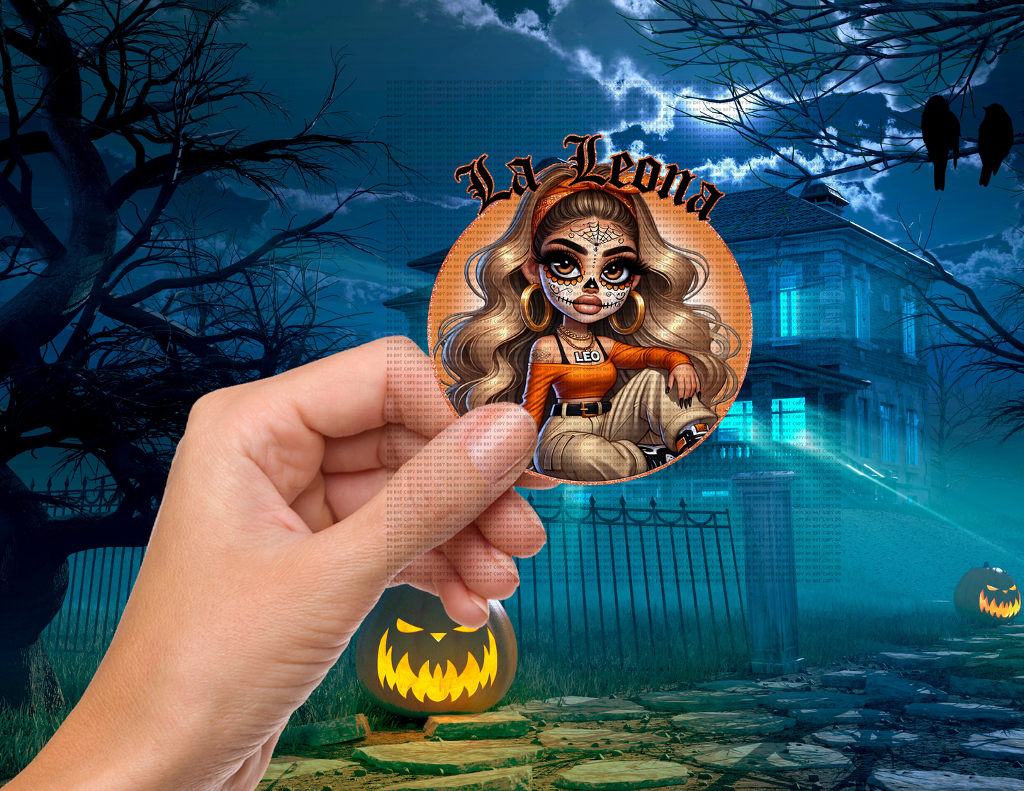 La Leona 4” decal