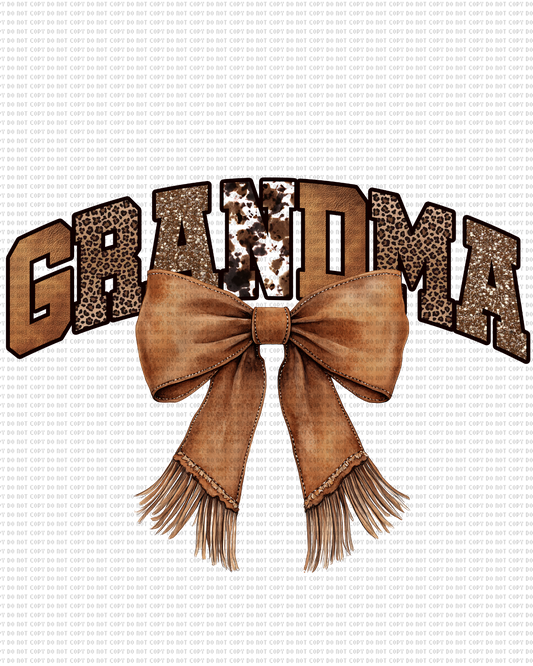 COWGIRL GRANDMA DTF TRANSFER