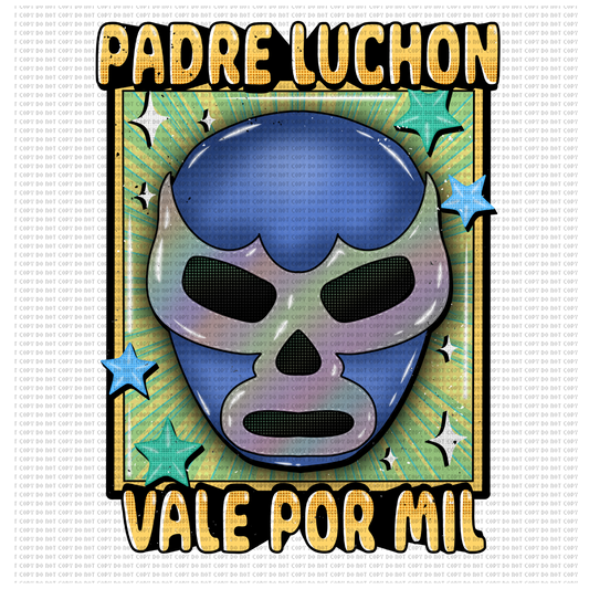 Padre luchon DTF transfer