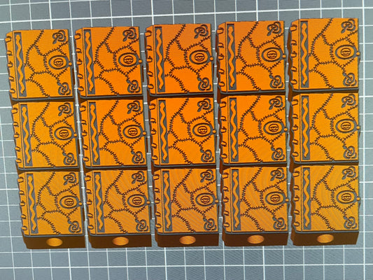 Spell book straw topper standard size (8mm) 15 toppers