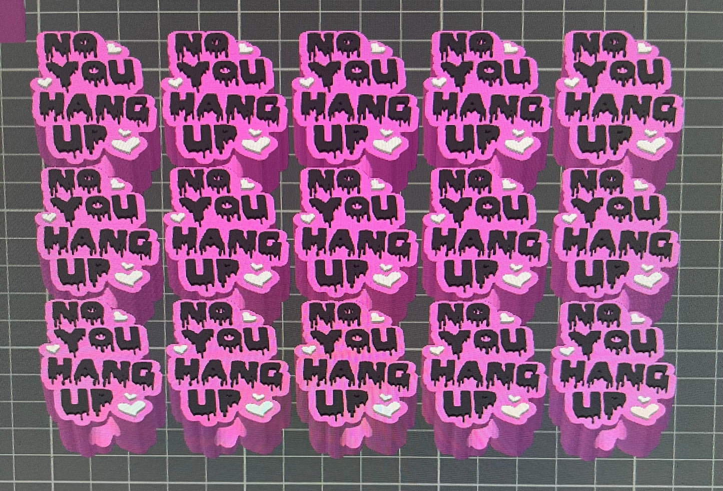 NO YOU HANG UP STRAW TOPPERS STANDARD SIZE (8mm) 15 toppers