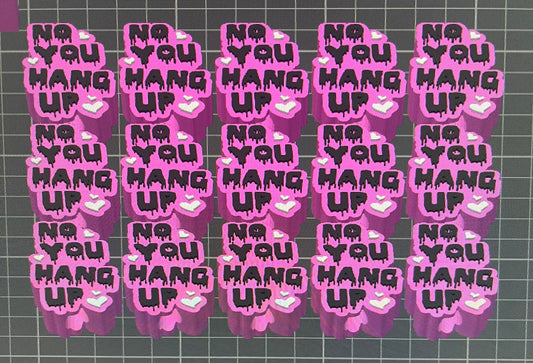 NO YOU HANG UP STRAW TOPPERS STANDARD SIZE (8mm) 15 toppers