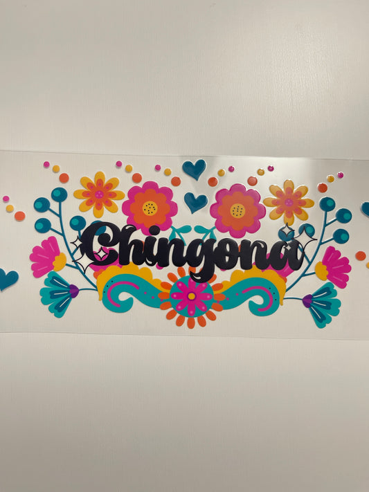 #93 chingona uvdtf cup wrap
