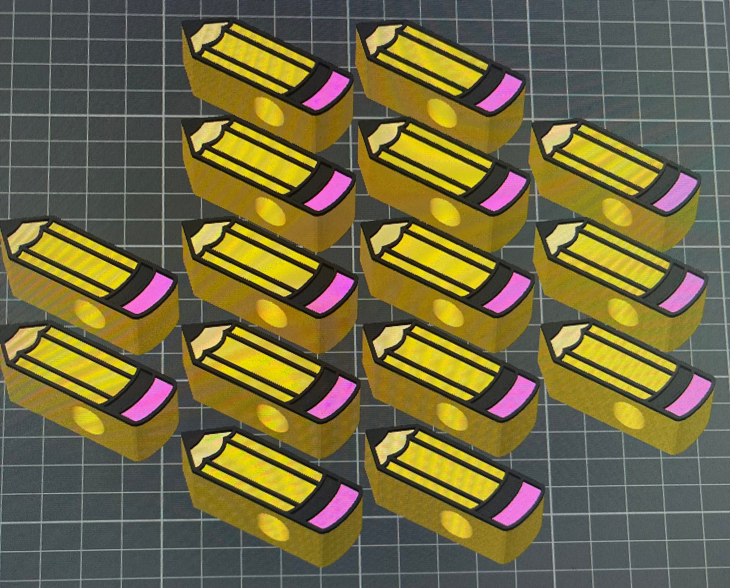 School pencil standard size (8mm) 15 toppers