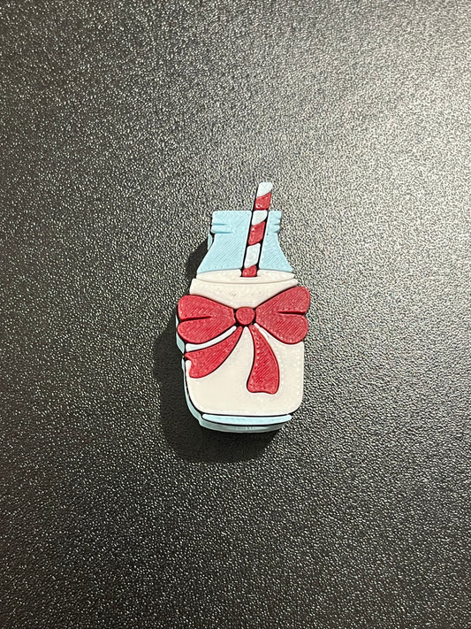 Milk jar straw topper (standard size)