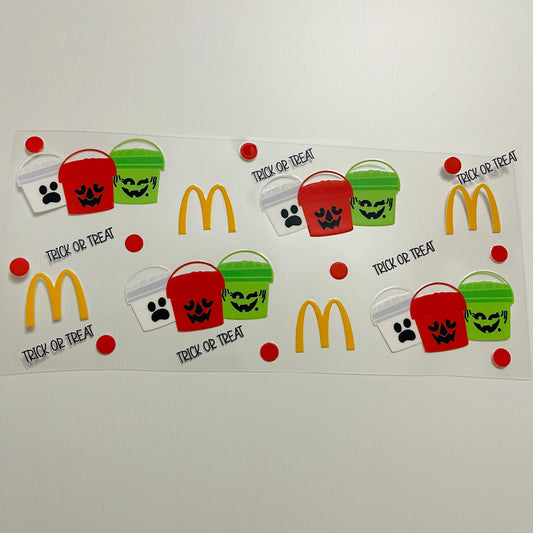 #71 happy meal buckets uvdtf cup wrap