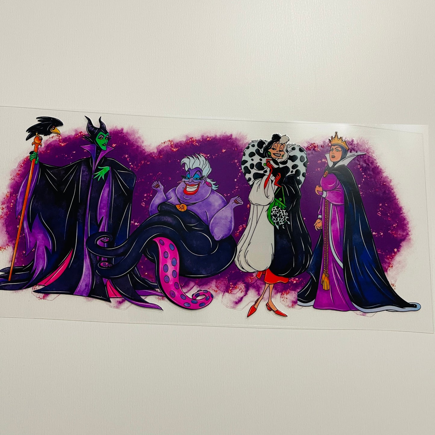 #34 villains uvdtf cup wrap