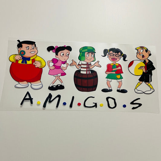 #72 el chavo amigos uvdtf cup wraps