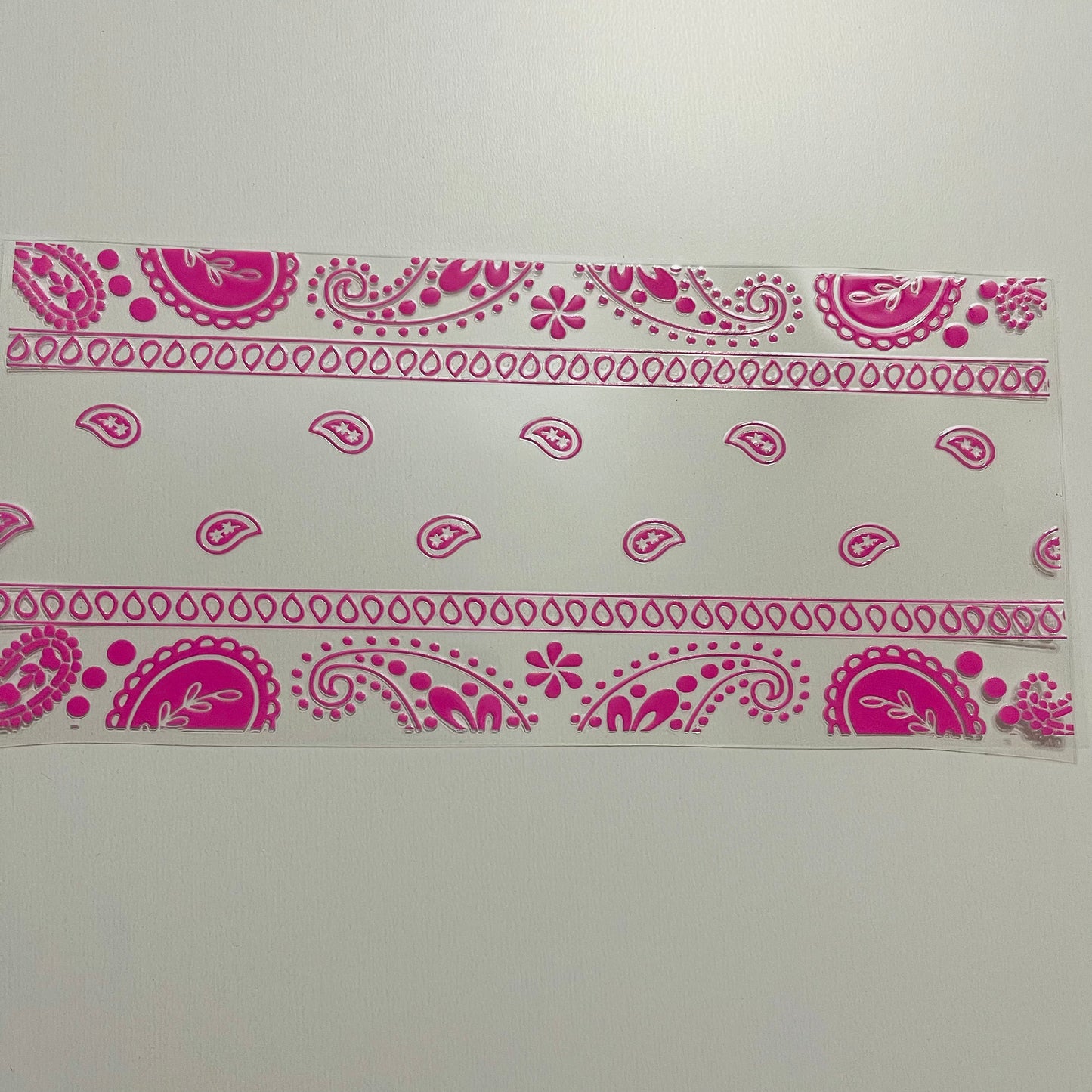 #11 pink bandanna uvdtf cup wrap