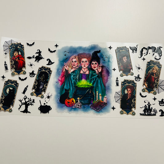 #66 hocus pocus sisters uvdtf cup wrap