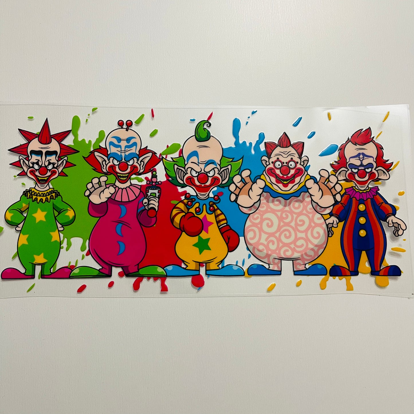 #2 crazy clowns uvdtf cup wrap