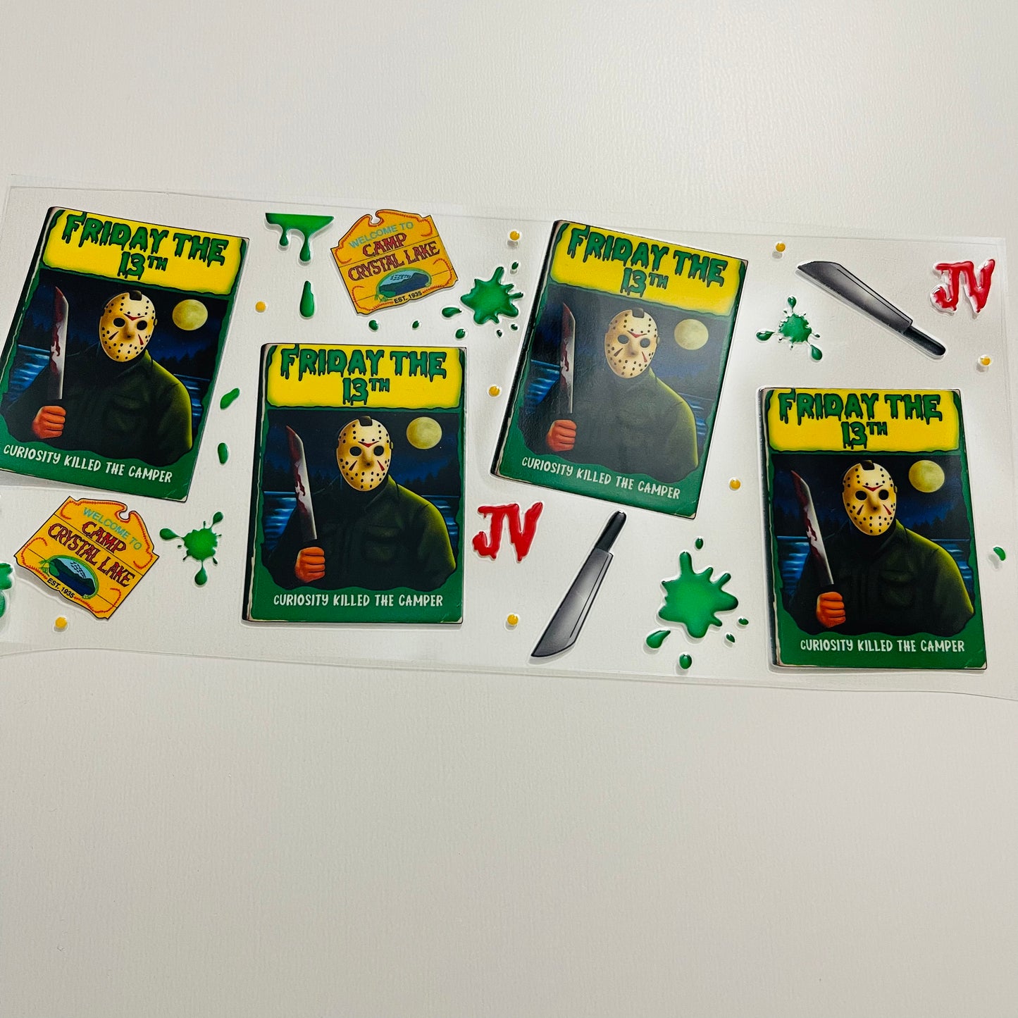 #58 Jason Friday the 13th uvdtf cup wrap