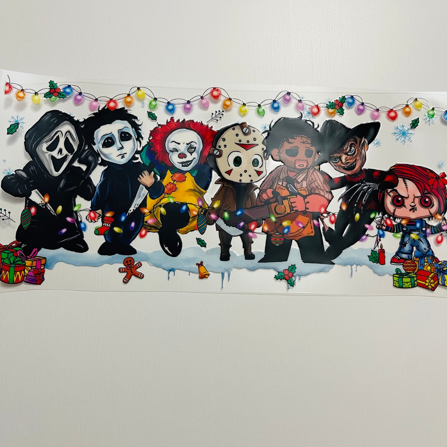 #50 horror squad kids uvdtf cup wrap