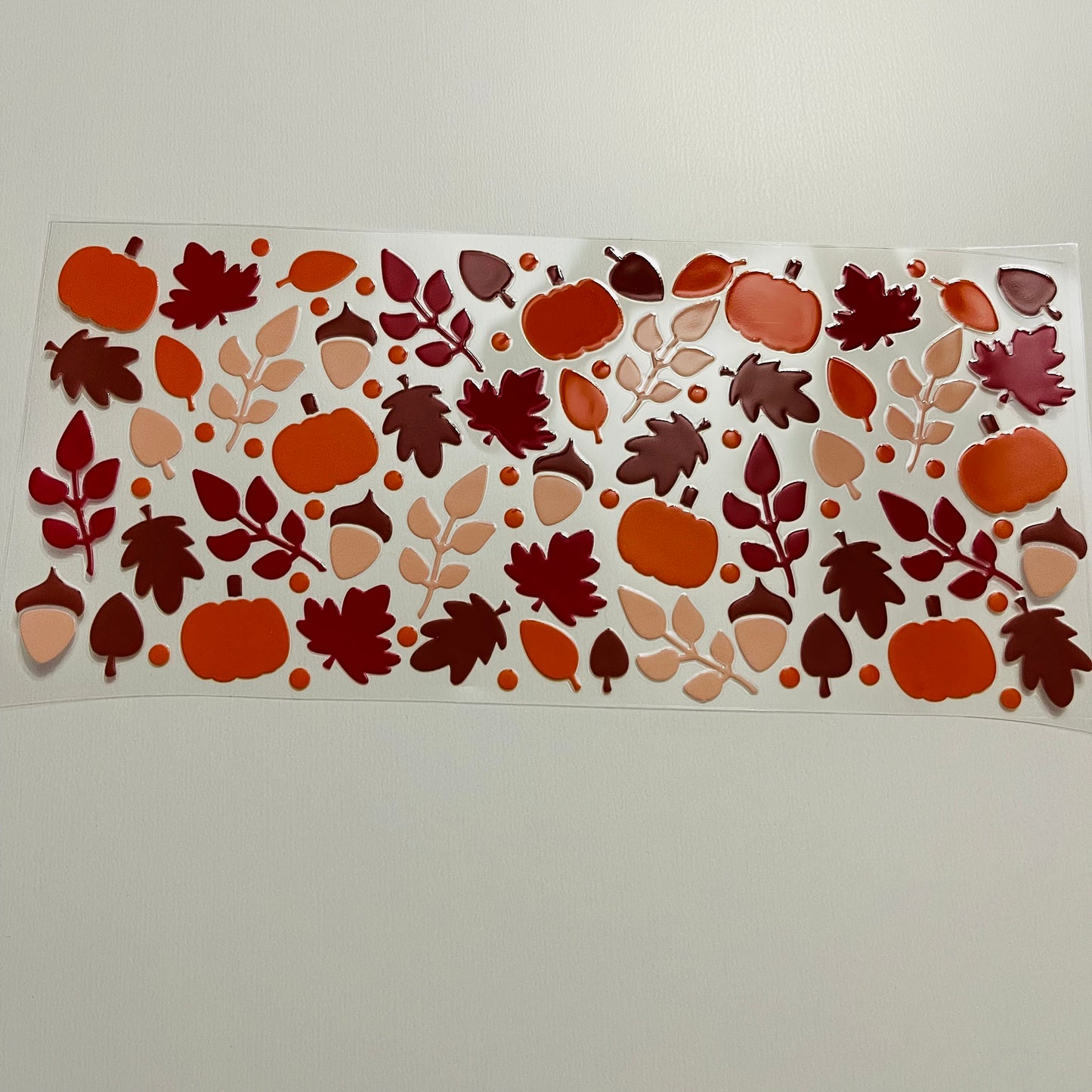 #80 mini leaves, pumpkins uvdtf cup wraps