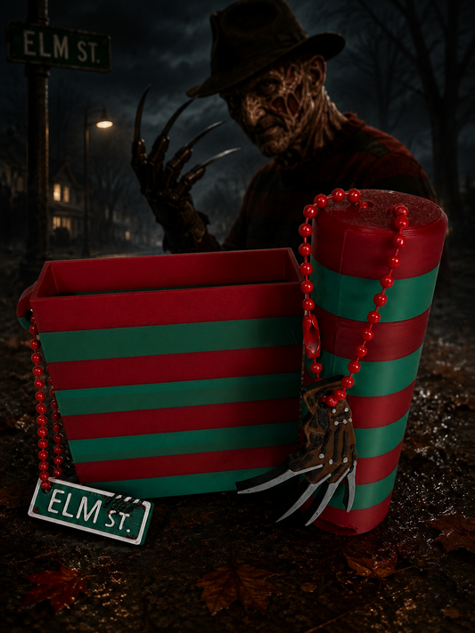 Freddy Kruger keychain set lip balm holder W/charm & handsanatizer case w/ charm