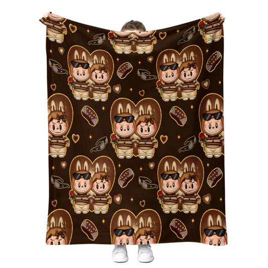CHOLO COUPLE LABUBU 50x60 BLANKET PRE-BLANKET