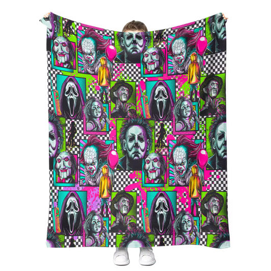 NEON COLOR HORROR SQUAD 50x60 BLANKET PRE-ORDER