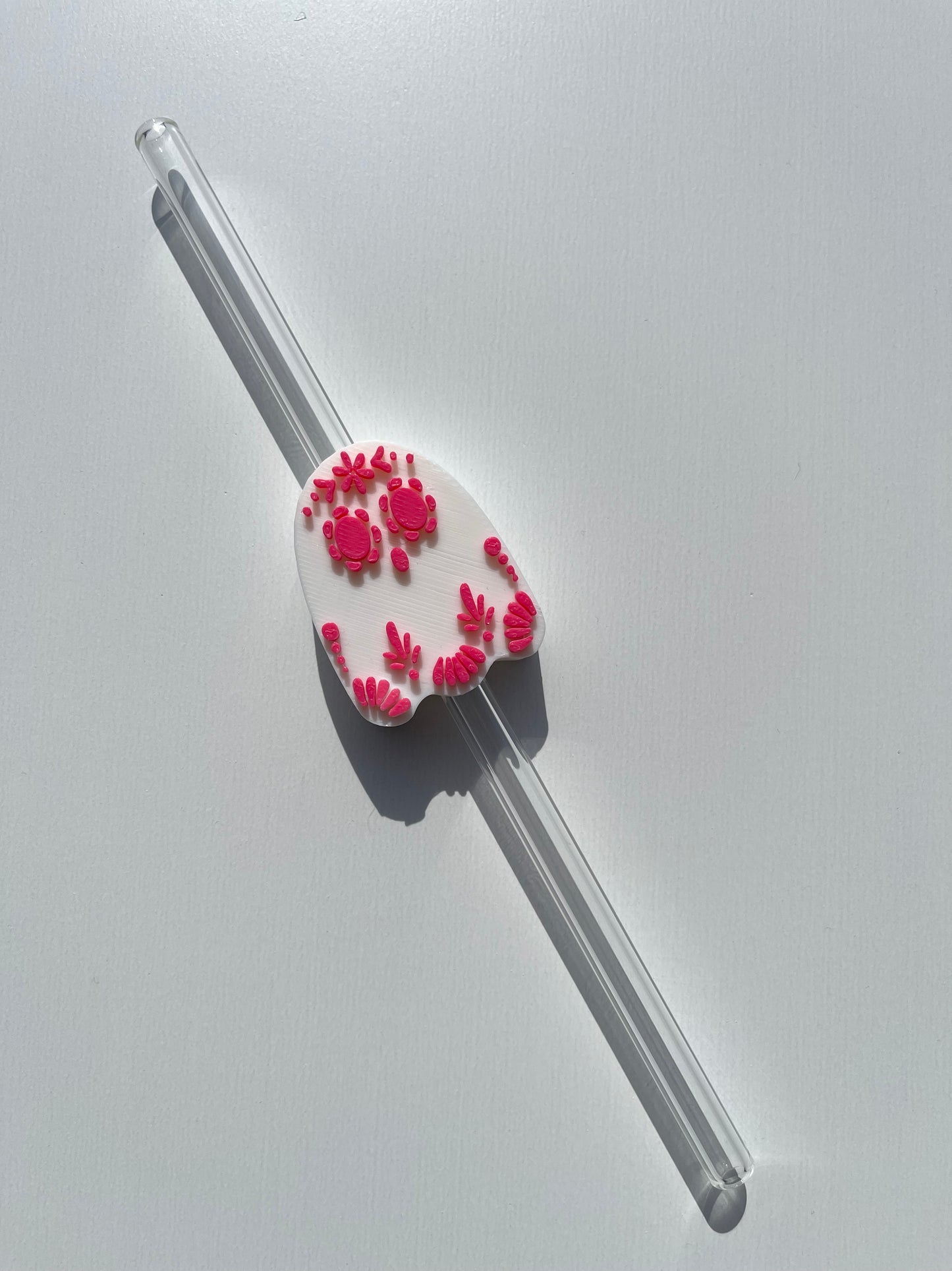 PINK TAKAVERA GHOSTY STRAW TOPPER STANDARD SIZE (8mm)