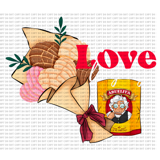 CONCHA RAMO VALENTINE DTF TRANSFER