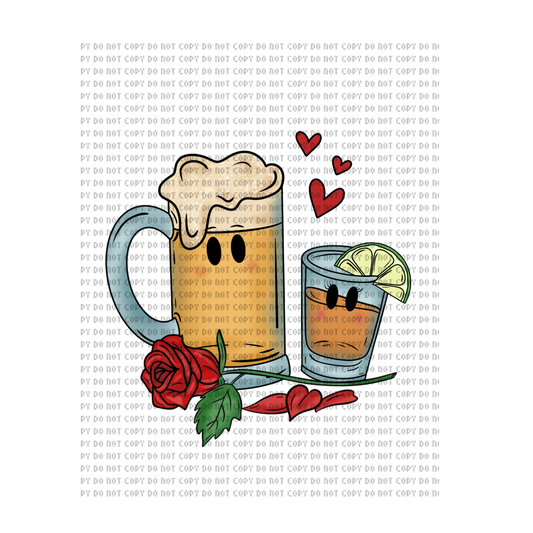 AMOR PROHIBIDO NOS DICE TODO EL MUNDO VALENTINE DTF TRANSFER
