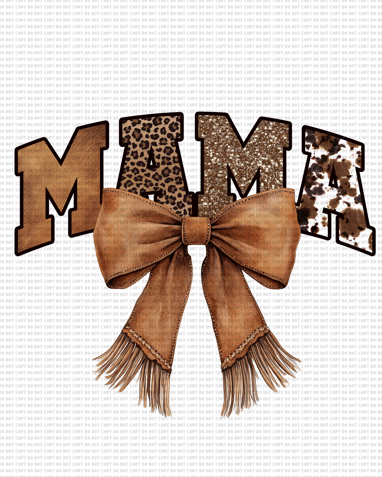 COWGIRL MAMA DTF TRANSFER