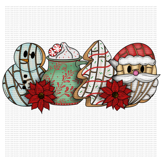 ALL I WANT FOR CHRISTMAS IS PAN Y CAFE DTF TRANSFER