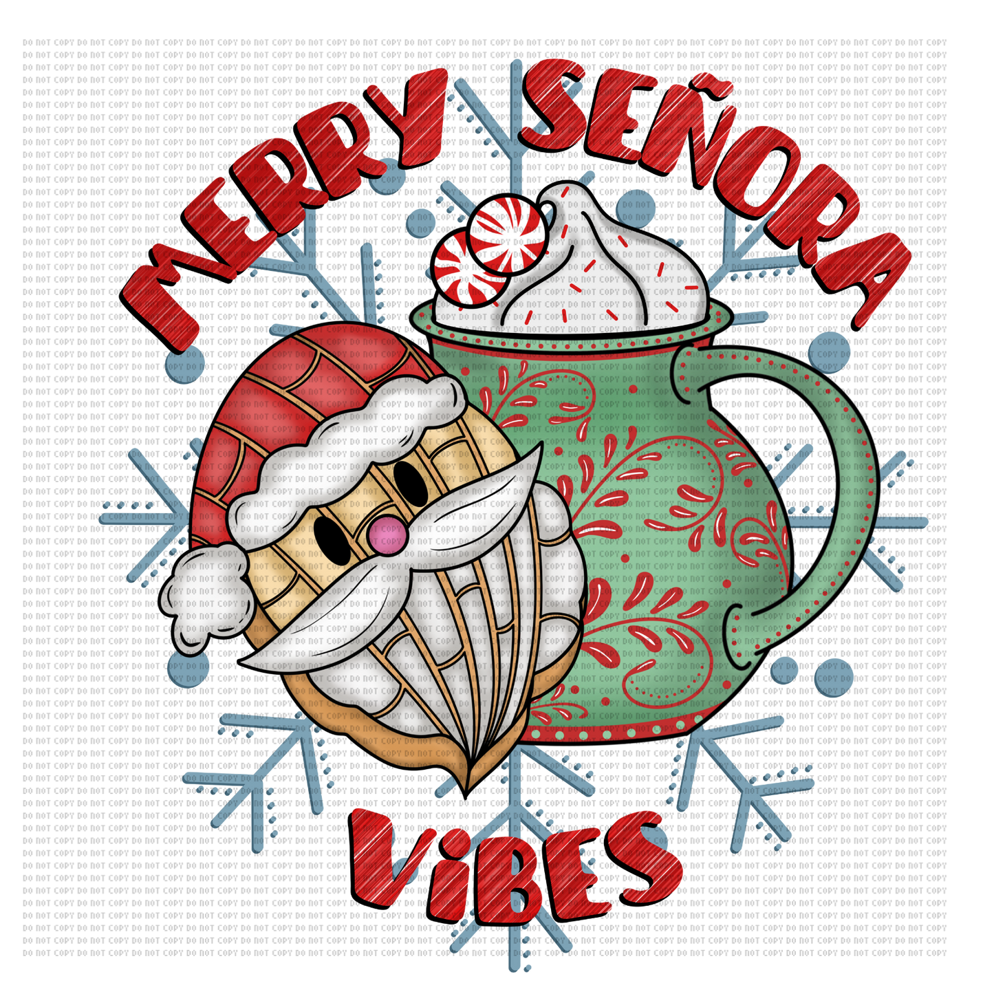 MERRY SENORA VIBES DTF TRANSFER