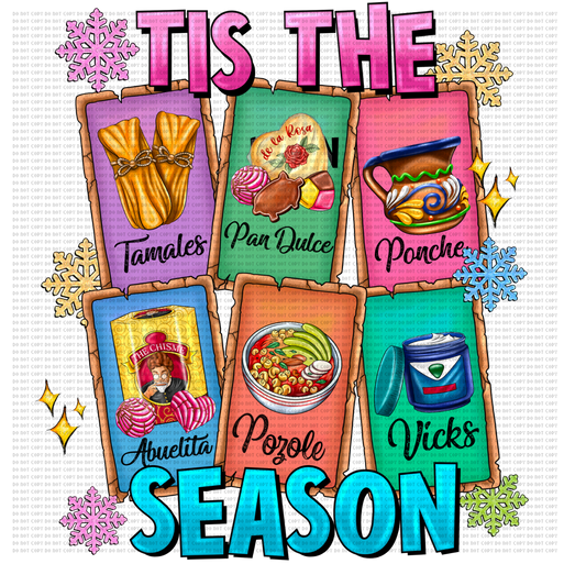 HISPANIC TIS THE SEASON DTF TRANSFER