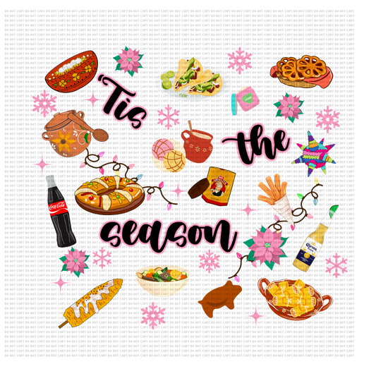 TIS THE SEASON MEXICAN FOOD DTF TRANSFER
