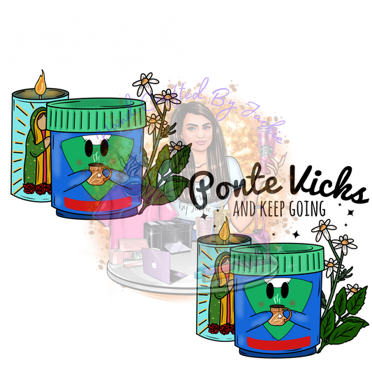 PONTE VICKS AND KEEP GOING DTF TRANSFER