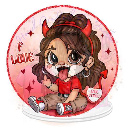 DEVIL GIRL CHICANA DTF TRANSFER