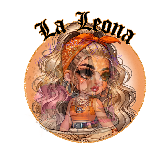LA LEONA CHOLA DTF TRANSFER