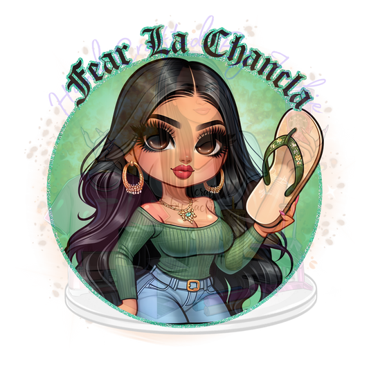 CHICANA FEAR THE CHANCLA DTF TRANSFER