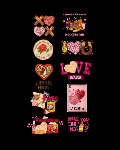 VALENTINE GANGSHEET 10 DTF TRANSFERS