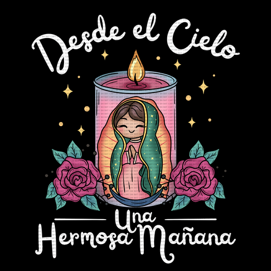 DESDE EL CIELO UNA HERMOSA MANANA DTF TRANSFER